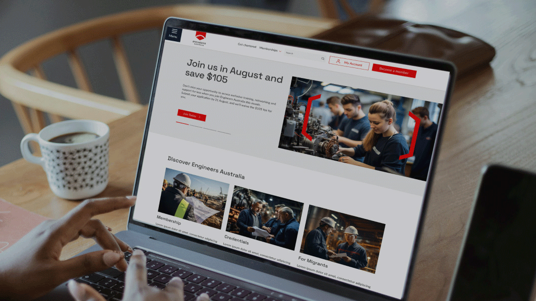 Engineers Australia UX Optimisation for Growth image